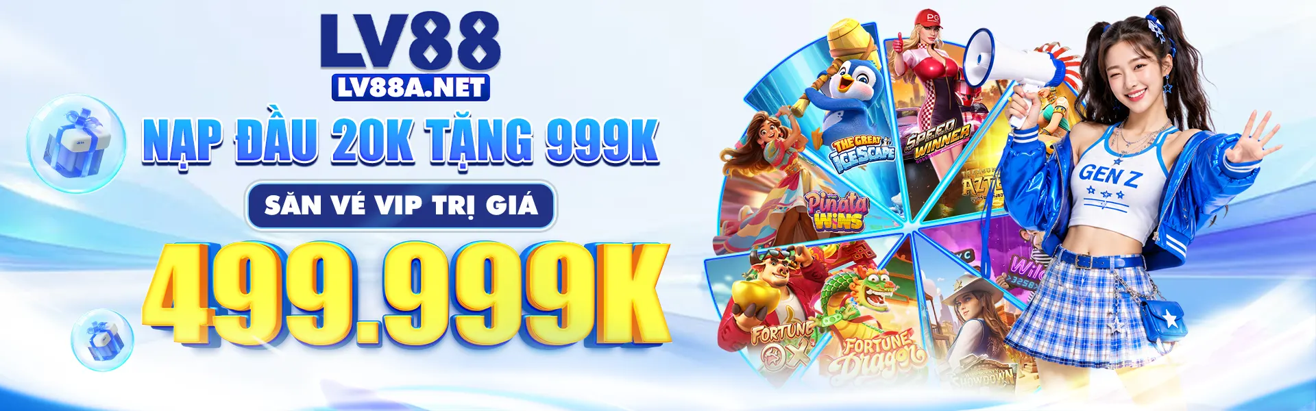 nạp đầu 20k tặng 999k